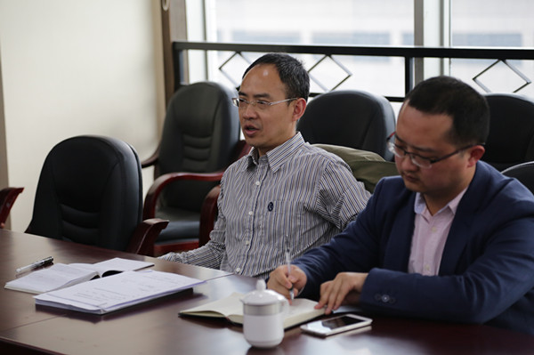 成都市经信委领导莅临我司调研指导工作